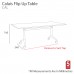 Calais Flip Up Table