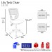 Lily Task Chair - Chrome Base